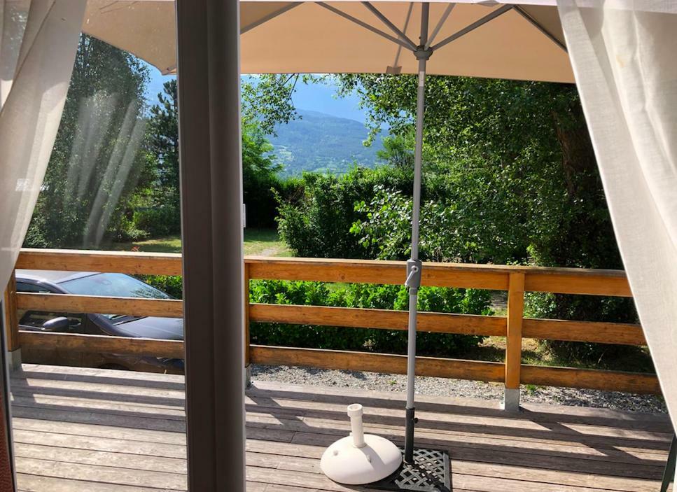 Mobil Home Proche Du Plan D'Eau D'Embrun Luaran gambar